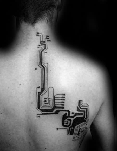 Tattoo Wiring Diagram Electrical Printed Circuit Electronics Circuit Board  Tree Tattoo PNG Image With Transparent Background  TOPpng
