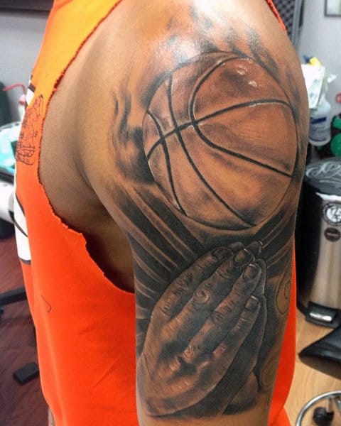 Men's Basketball Tattoo Ideas On Arm