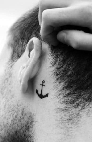 Behind Ear Name Tattoo Ideas
