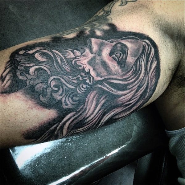 Jesus tattoo hires stock photography and images  Alamy