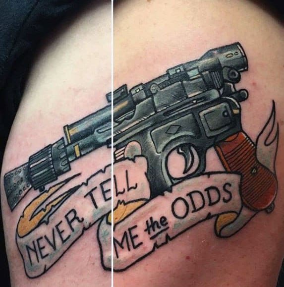 Never tell me the odds Amy Zager at Divine Body Art in San Leandro CA  r tattoos