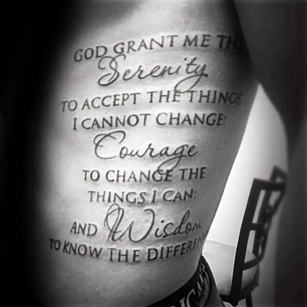 Inked by Manny  serenity prayer skinart ink tattoos artist