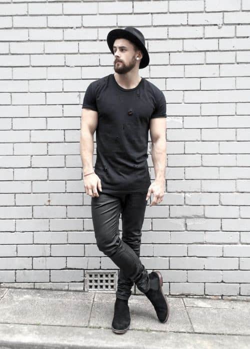 Mens Casual Clothing All Black Outfits