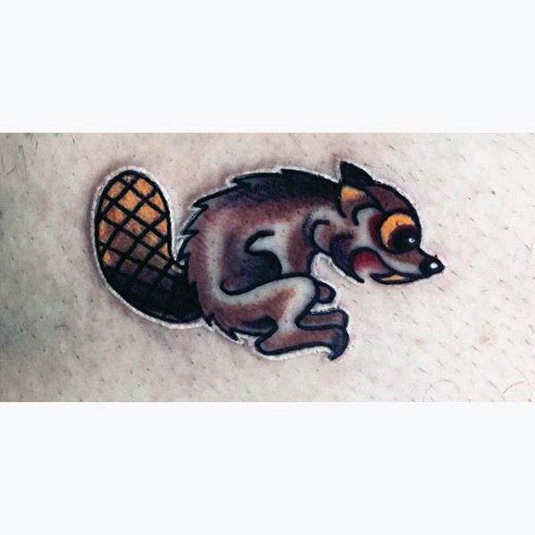 Mens Cool Beaver Tattoo Ideas