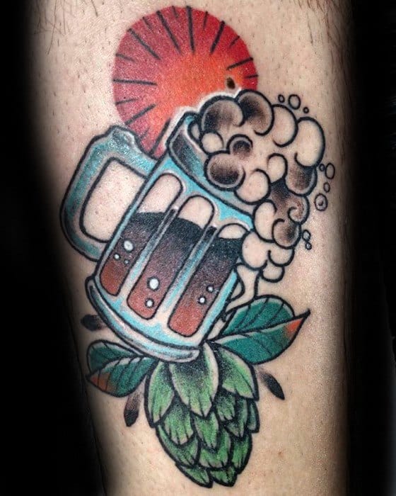 Tattoo uploaded by Doro Kitstune  Beer   Tattoodo