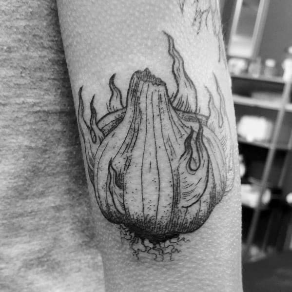 Mens Cool Garlic Tattoos