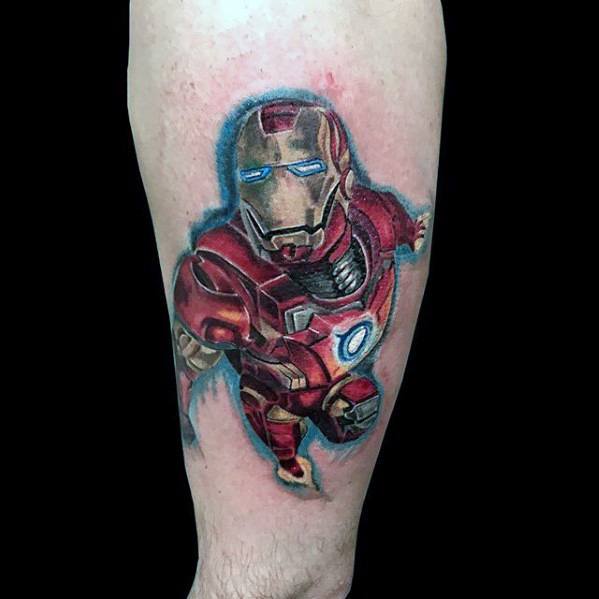 Mens Cool Iron Man Tattoo Ideas