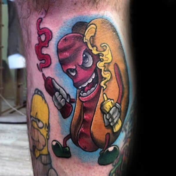 Hardcore About Hot Dog Tattoos  Tattoodo