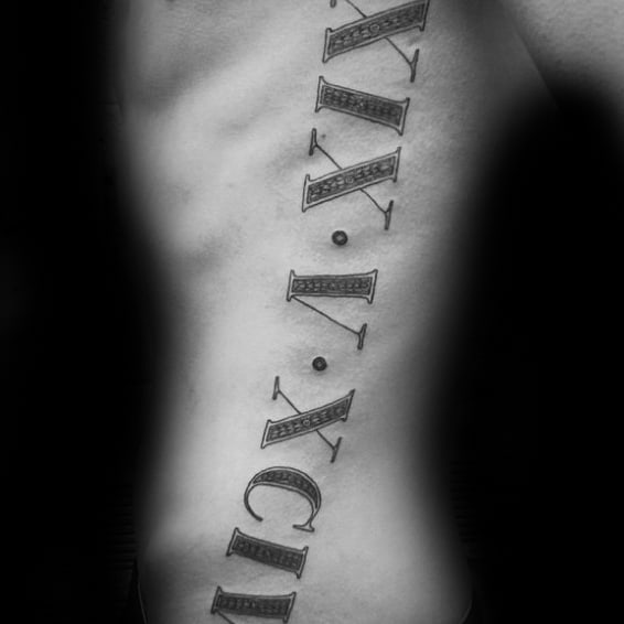 10 Best Roman Numerals Chest Tattoo IdeasCollected By Daily Hind News