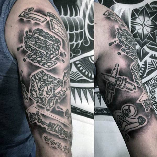 gearhead tattoo sleeve