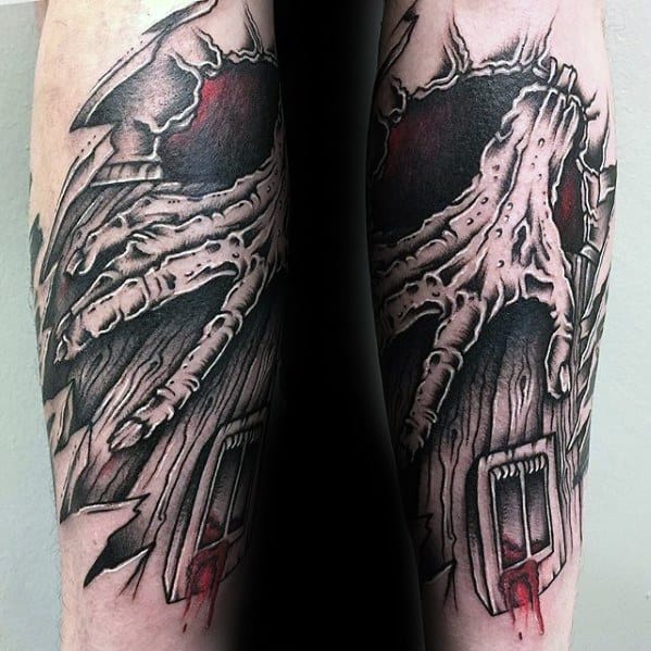 Mens Evil Dead Tattoo Design Inspiration