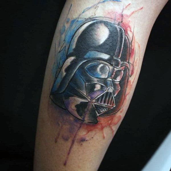 Mens Forearms Superb Darth Vader Tattoo