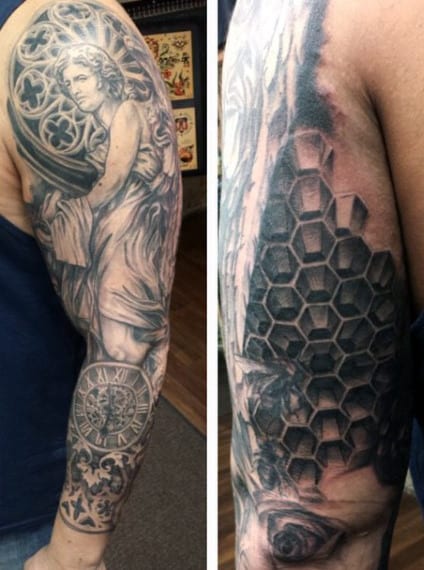 honeycomb in Geometric Tattoos  Search in 13M Tattoos Now  Tattoodo