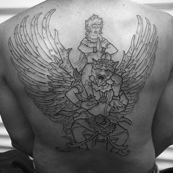 Mens Garuda Tattoo Design Inspiration