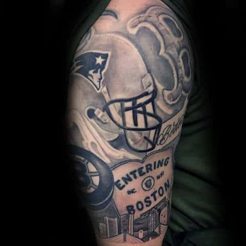Meet the man whose body is covered in Boston sports tattoos