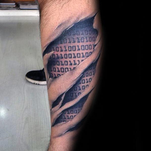 Video The first matrix code tattooed on a human being  The Star