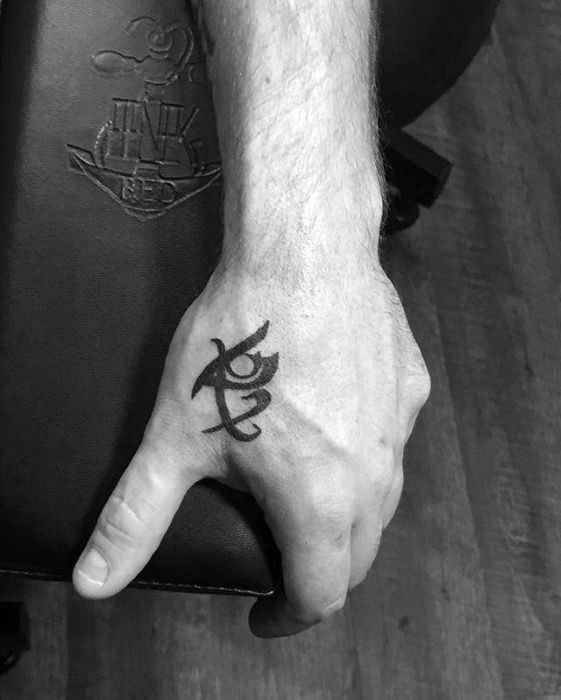 Mens Manly Simple Hand Tattoo Designs