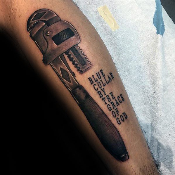pipe wrench tattoo