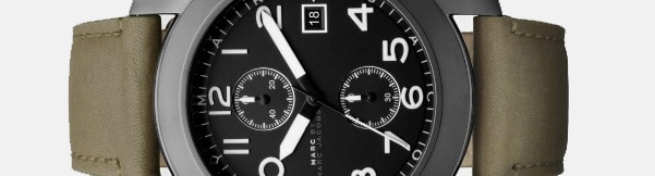 Men's Marc Jacobs Two-Eye Chronograph Watch
