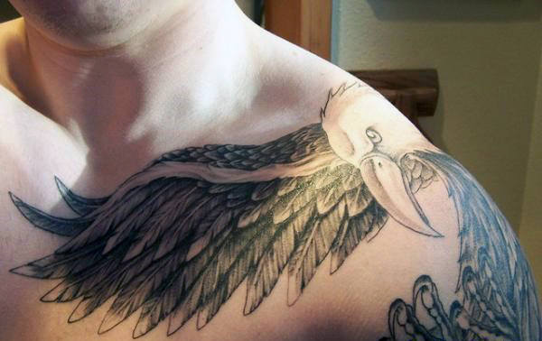 Men's Masculine Bird Tattoos Eagle