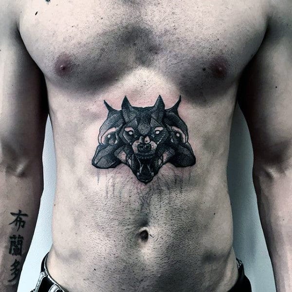50 Cerberus Tattoo Designs For Men  Three Head Dog Ideas