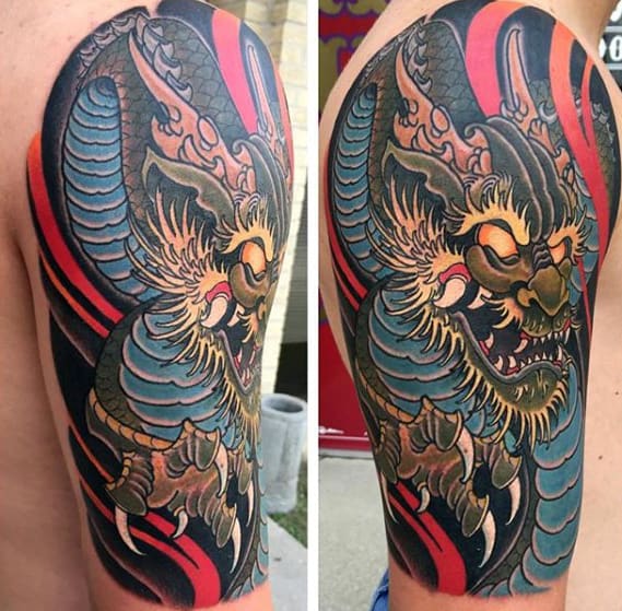 22+ Dragon Tattoo Designs For Arms