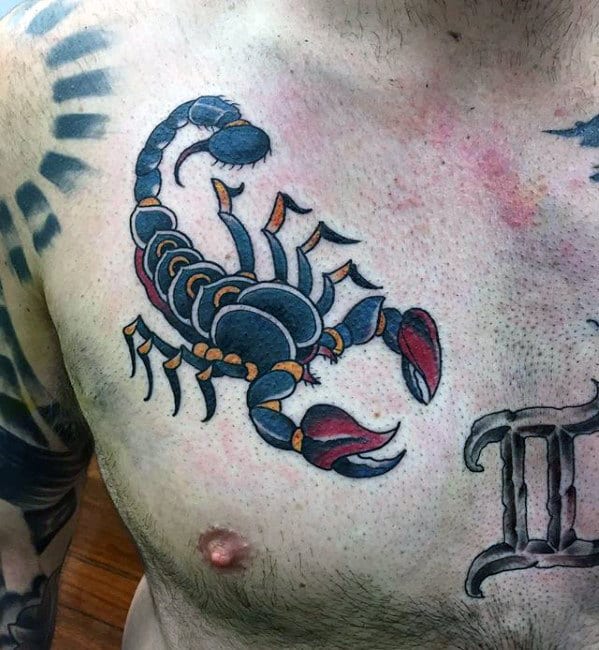 21+ Trad Scorpion Tattoo