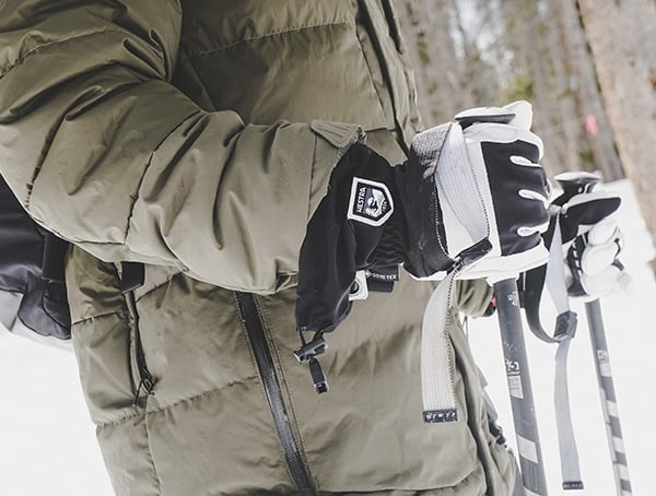 Mens Outdoor Field Test Hestra Army Leather Heli Ski Gtx Plus Gore Grip Glove