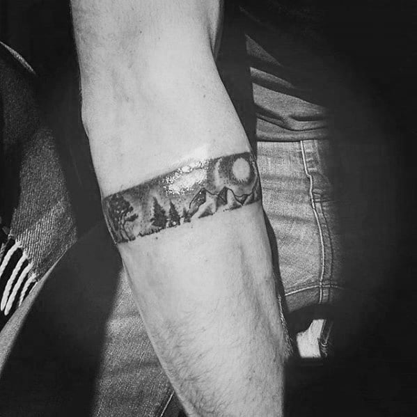 Unterarm band tattoo mann Tattoo Unterarm