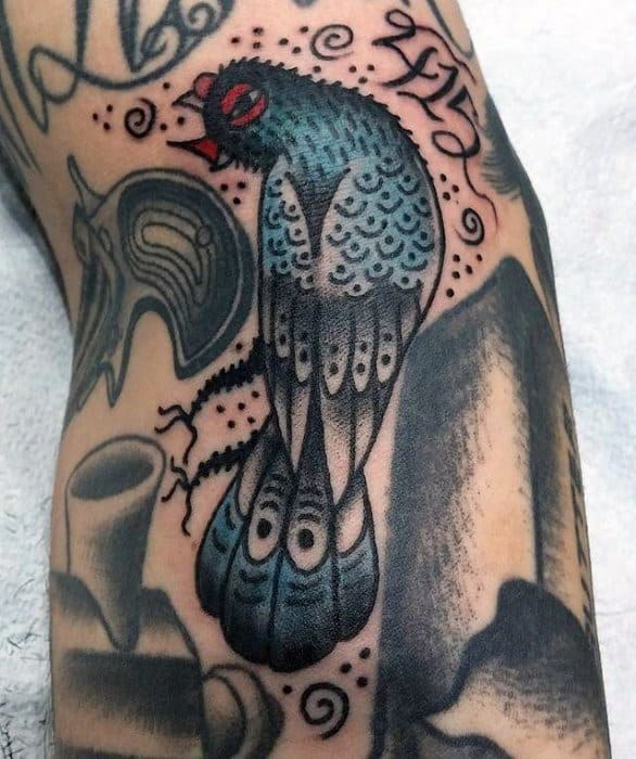 Mens Pigeon Tattoo Ideas