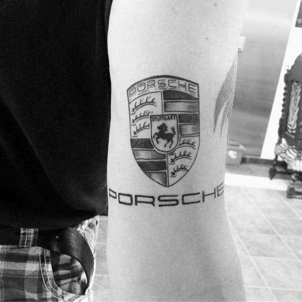 Mens Porsche Tattoo Ideas