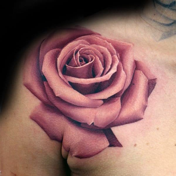 nextluxury realistic 4 rose shoulder tattoos