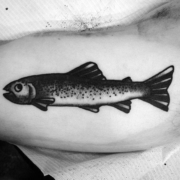 Mens Salmon Tattoo Designs