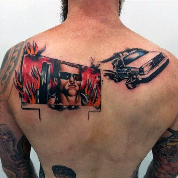 60 Terminator Tattoo Designs For Men  Manly Mechanical Ink Ideas  Terminator  tattoo Tattoo designs men Bicep tattoo