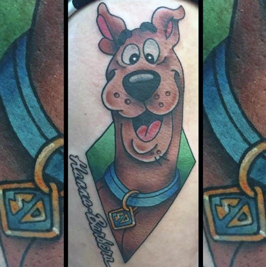 Mens Scooby Doo Tattoo Design Ideas