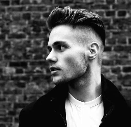 Men's Shaved Sides Hairstyles