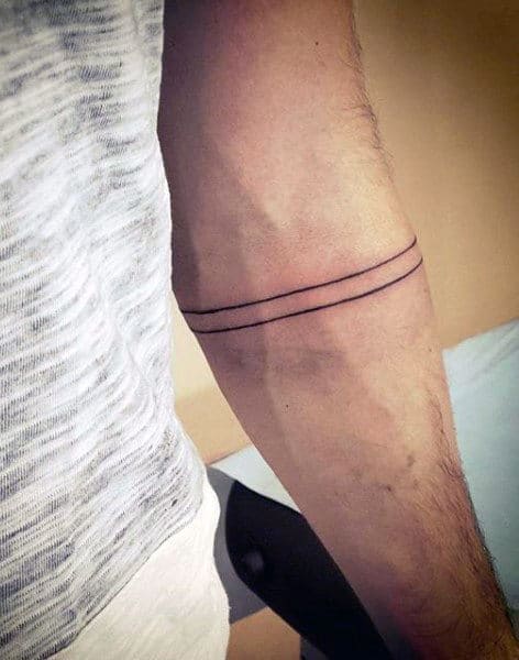 Arm Band Men's Simple Tattoo