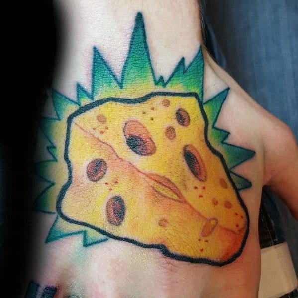 Mens Tattoo Designs Cheese Themed
