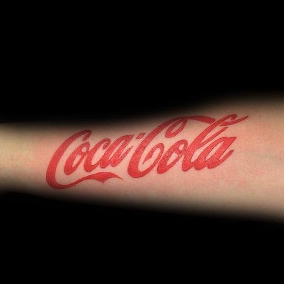 Coca Cola Tattoo Ideas For Men Inspiration Guide