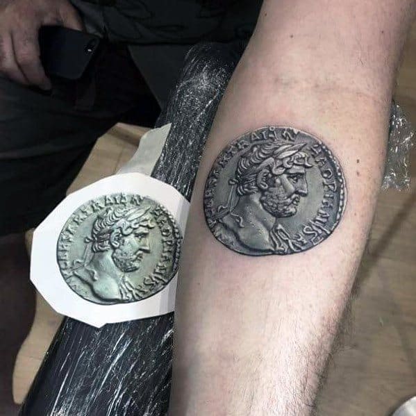 70 Coin Tattoo Ideas For Men Currency Designs