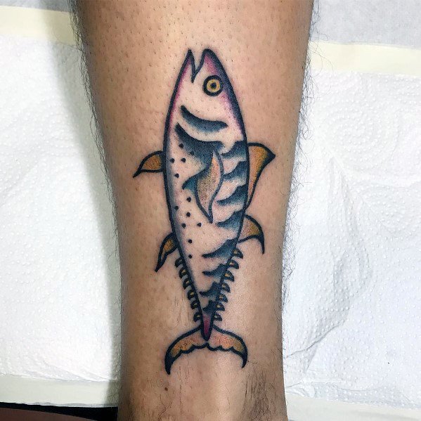 Mens Tattoo Designs Tuna Themed