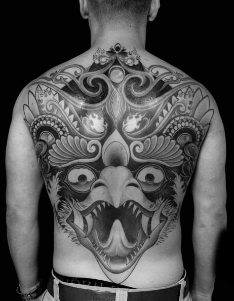 50 Garuda  Tattoo Designs For Men Humanoid Bird Ink Ideas