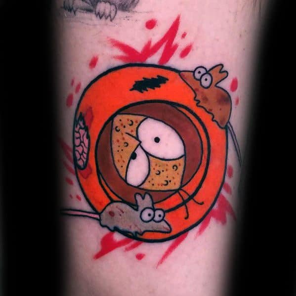 Mens Tattoo Kenny Forearm Designs South Park Themed