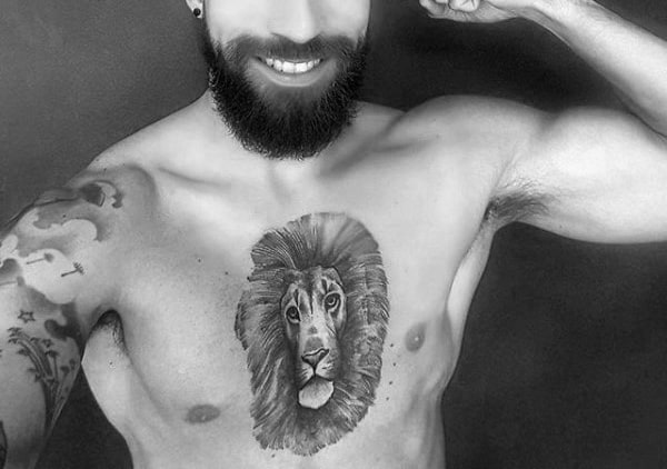 35 Bold Chest Tattoos for Men
