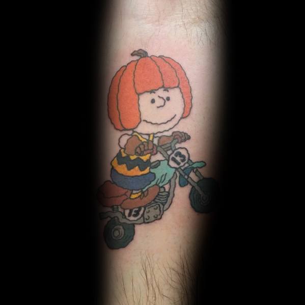 Mens Tattoos Charlie Brown