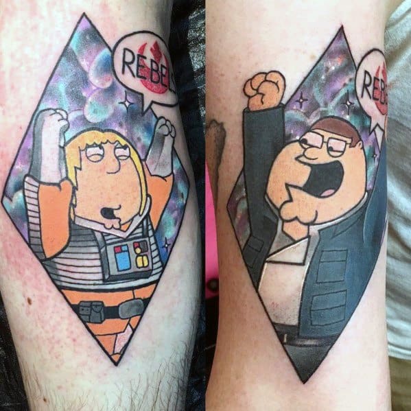 Mens Tattoos Family Guy