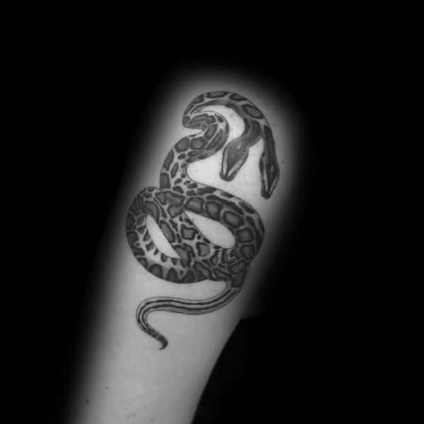 Mens Tattoos Two Headed Snake