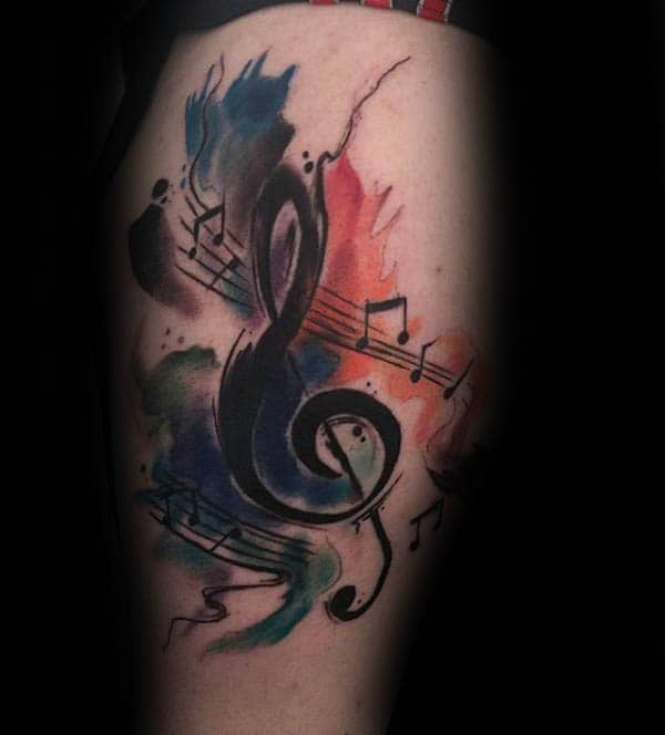 Discover more than 70 treble tattoo designs best - thtantai2
