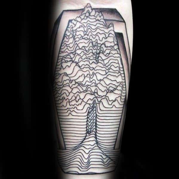 Mens Tree Of Life Soundwave Forearm Tattoos