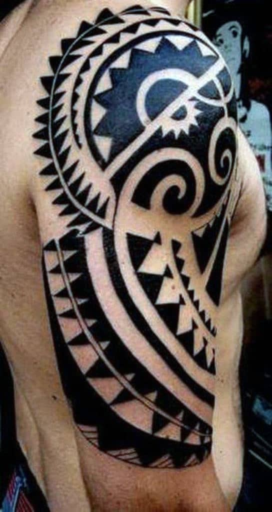 Men's Tribal Arm Tattoos